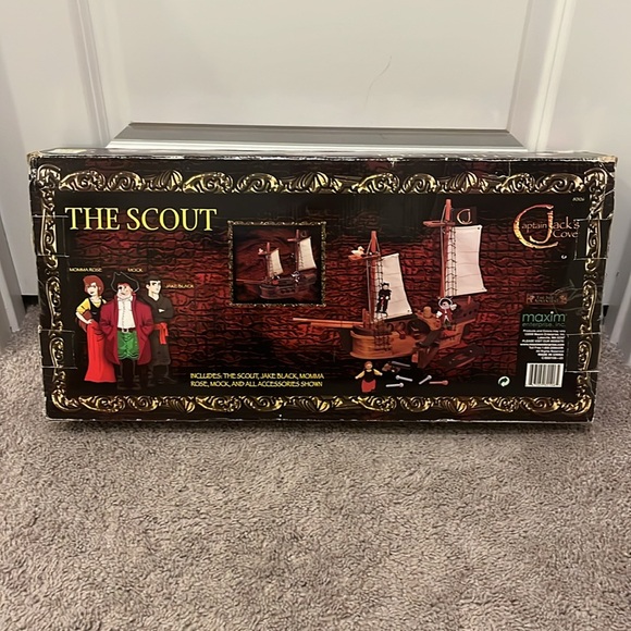 Captain Jacks Cove The Scout Pirate Ship toy set Jake Black Momma Rose Mock new - Picture 7 of 16